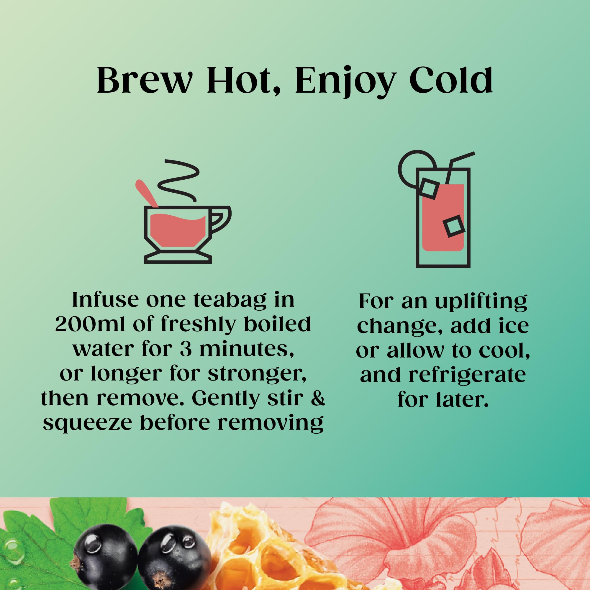 Twinings Superblends Heartea Tee – Kräutertee aus schwarzer Johannisbeere und Rosmarin mit Honig, Hibiskus und Vitamin B1 – 20 biologisch abbaubare Teebeutel 5