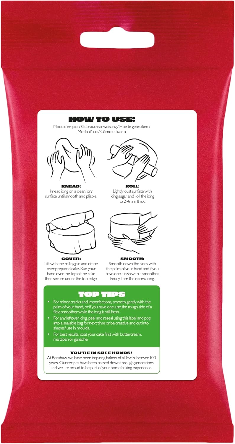 Renshaw - Just Roll With It Fondant-Glasur, Lincoln Green, 1 kg 4