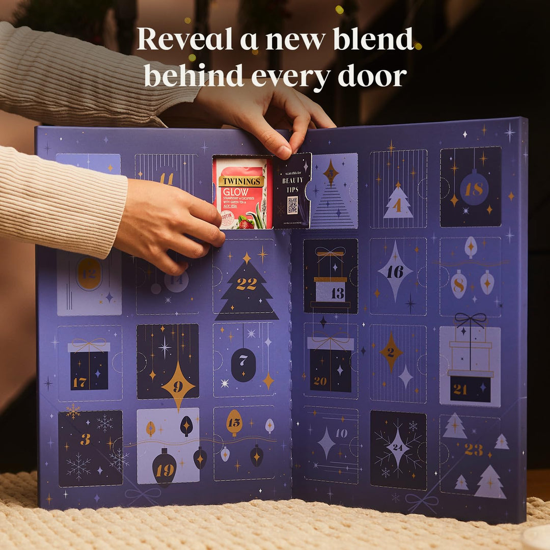 Twinings 24 Days of Festive Warmth Advent Calendar 2024 - Premium Tea Selection