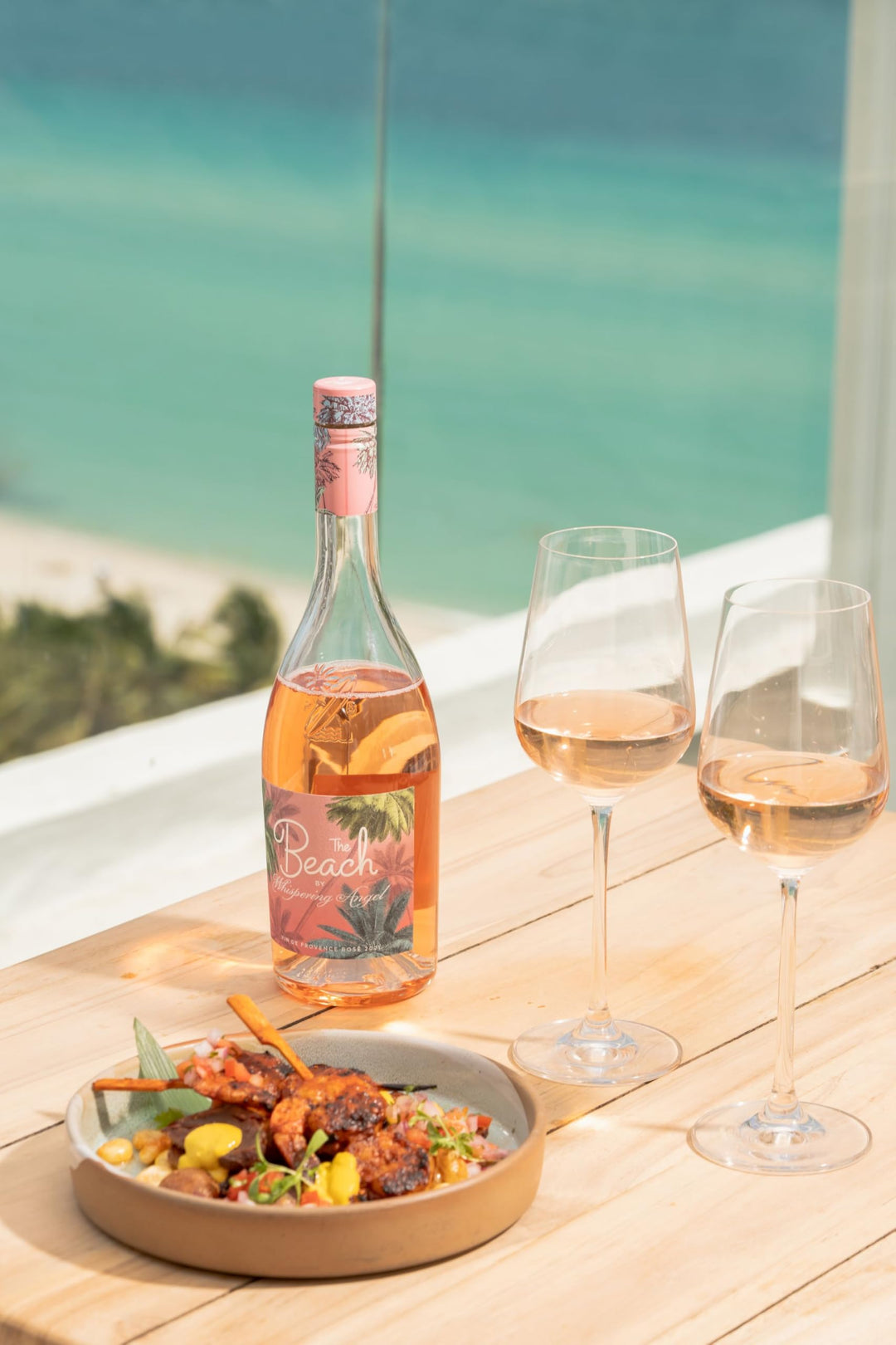 The Beach by Whispering Angel - Caves d'Esclans Côtes de Provence Rosé 750ml