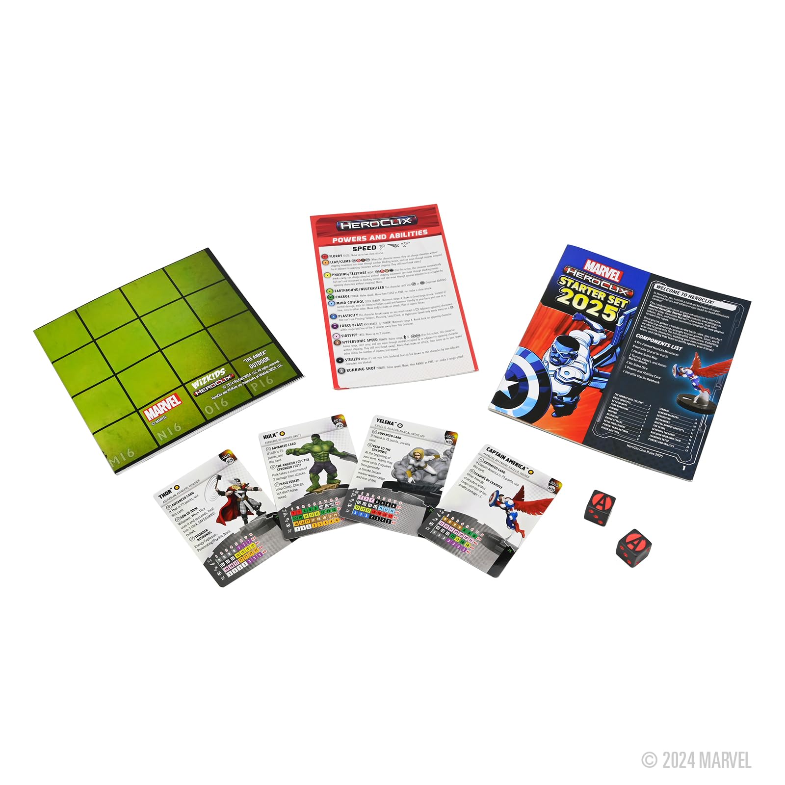 WizKids Marvel HeroClix: Starter Set 2025 Edition - Detailed Figures | Varied Gameplay Scenarios | Plastic 3
