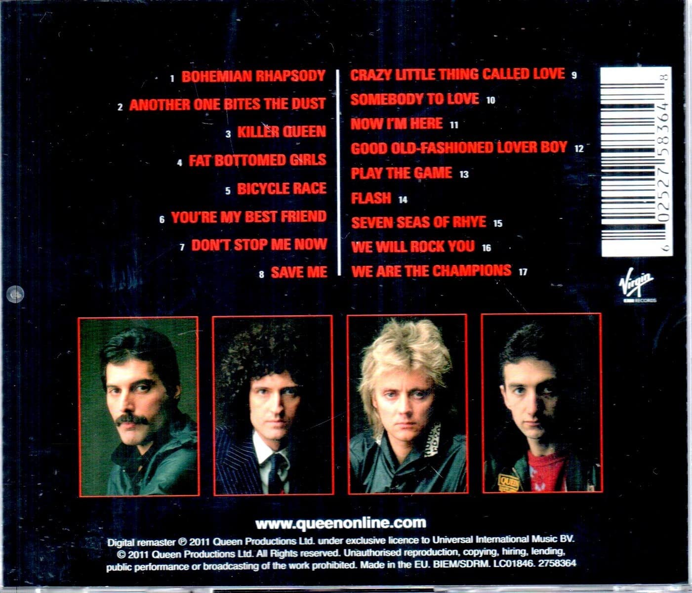Queen – Greatest Hits I (2011 Remaster) Audio-CD 3