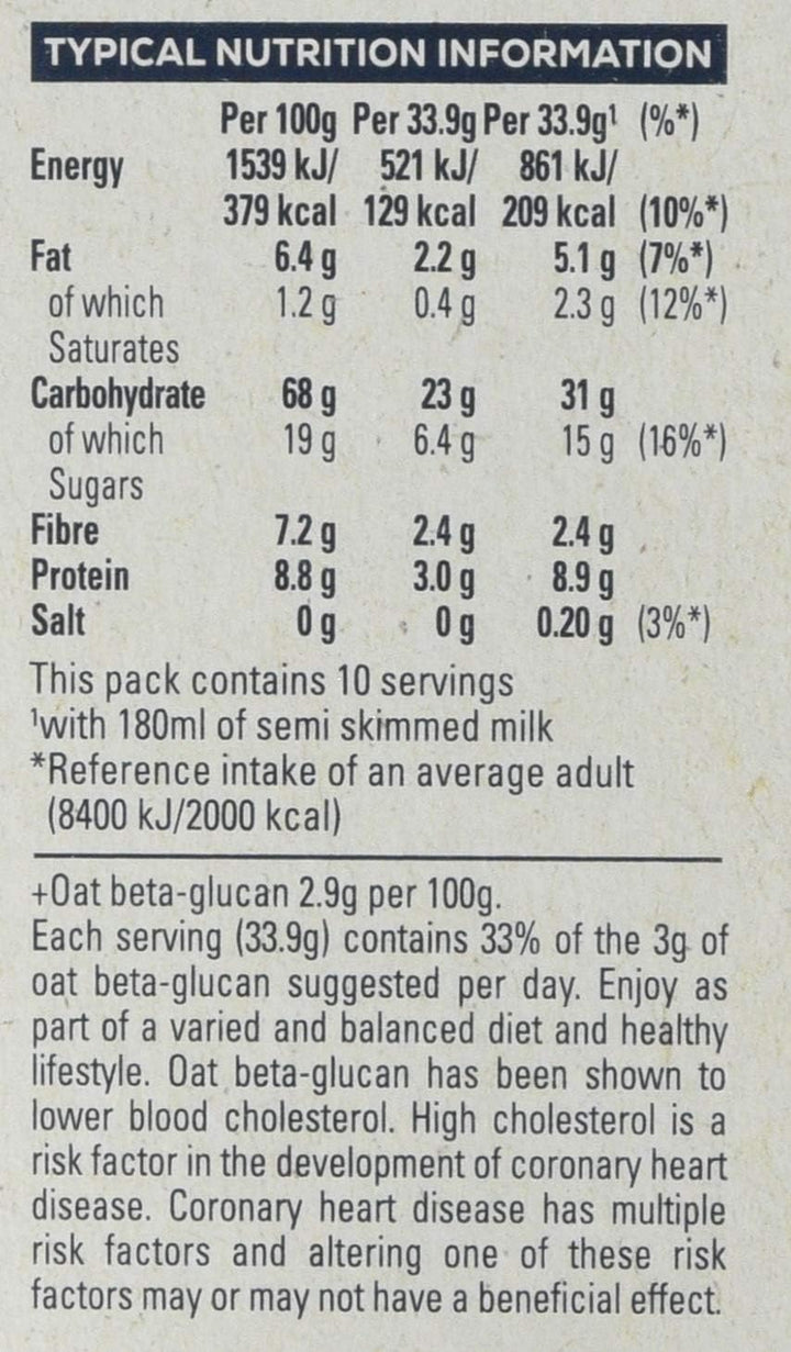Quaker Oat So Simple Strawberry and Raspberry Porridge, Pack of 10