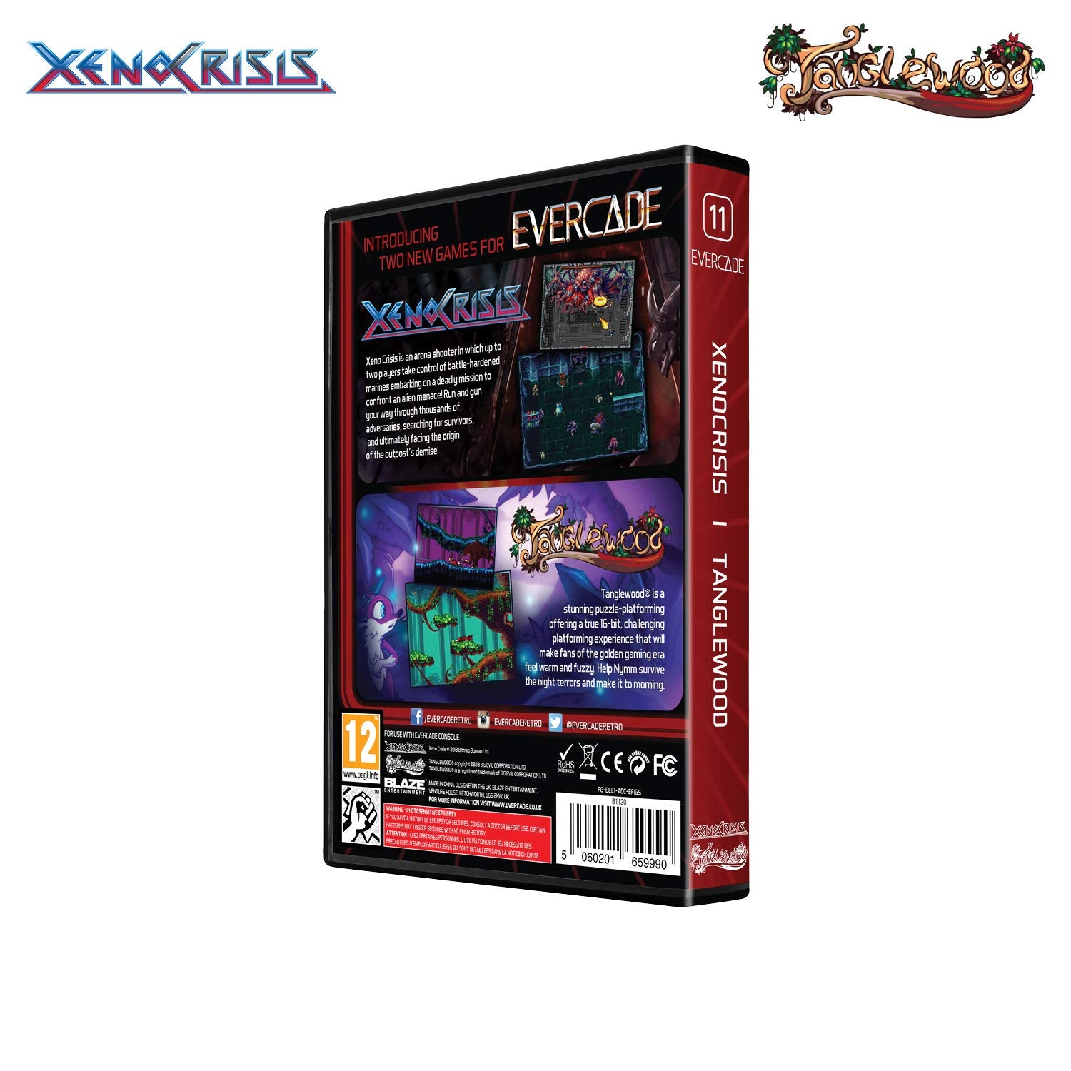 Xeno Crisis / Tanglewood Dual Game Cartridge [Evercade] 2