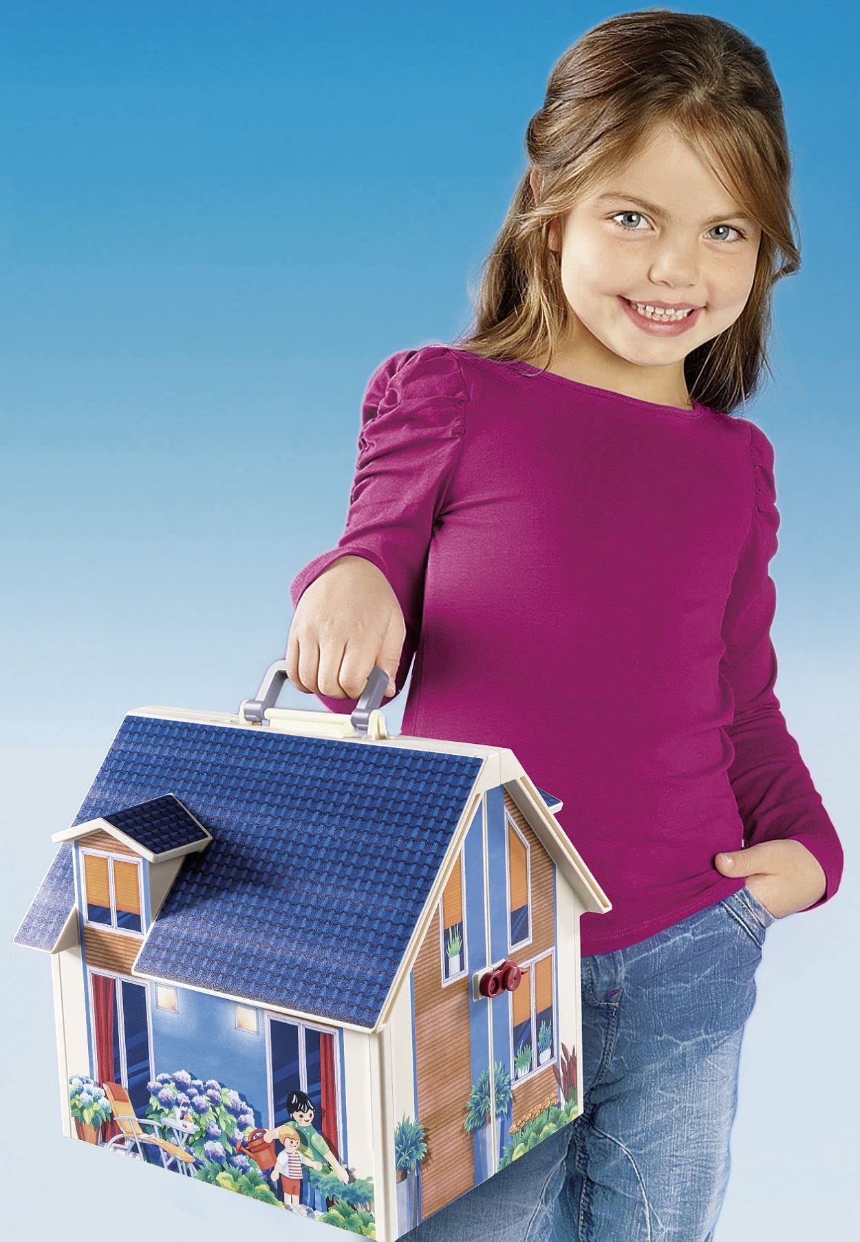 Playmobil Take Along Modern Doll House 70985 - Portable Fold-Out Playset for Ages 4+ 7