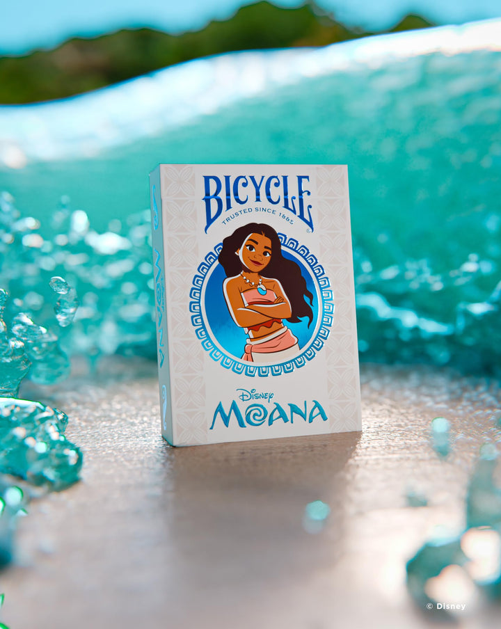 Bicycle Disney Moana Inspired Playing Cards - Blue Standard Deck
