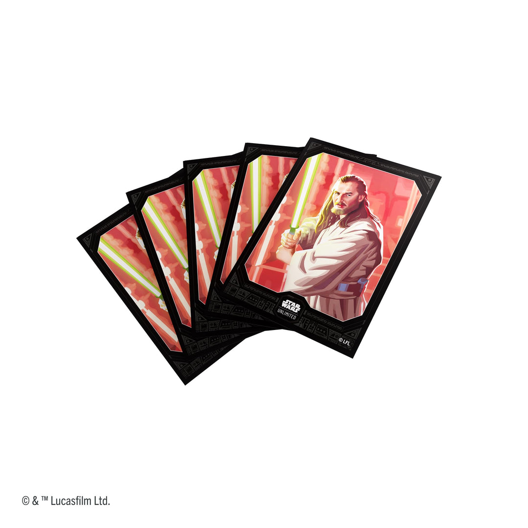 Gamegenic Star Wars: Unlimited Premium Art Sleeves Set 5 - Qui-Gon Jinn (60+2 Sleeves)