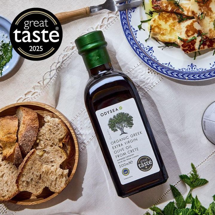 Odysea Organic Greek Extra Virgin Olive Oil, PGI Chania, 500 ml