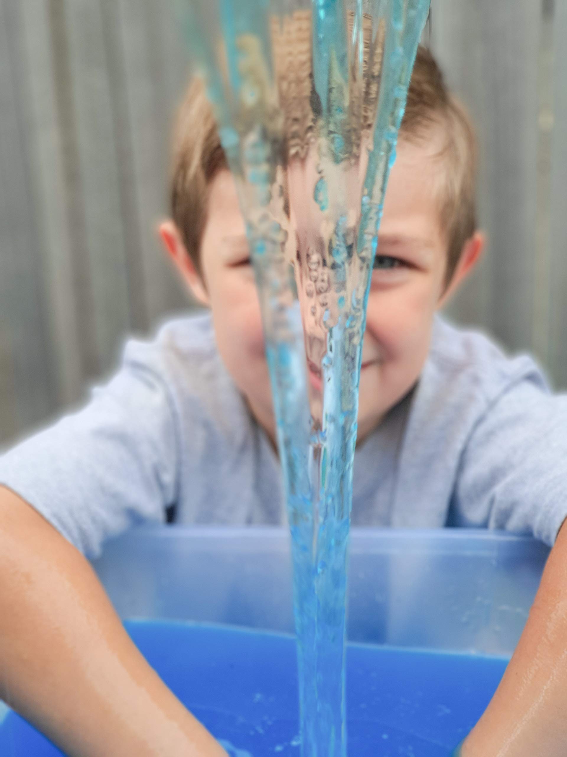 ZIMPLI Eco Slime Baff Blue - 1 Bath or 4 Play Uses, Magically Turns Water into Slime 4