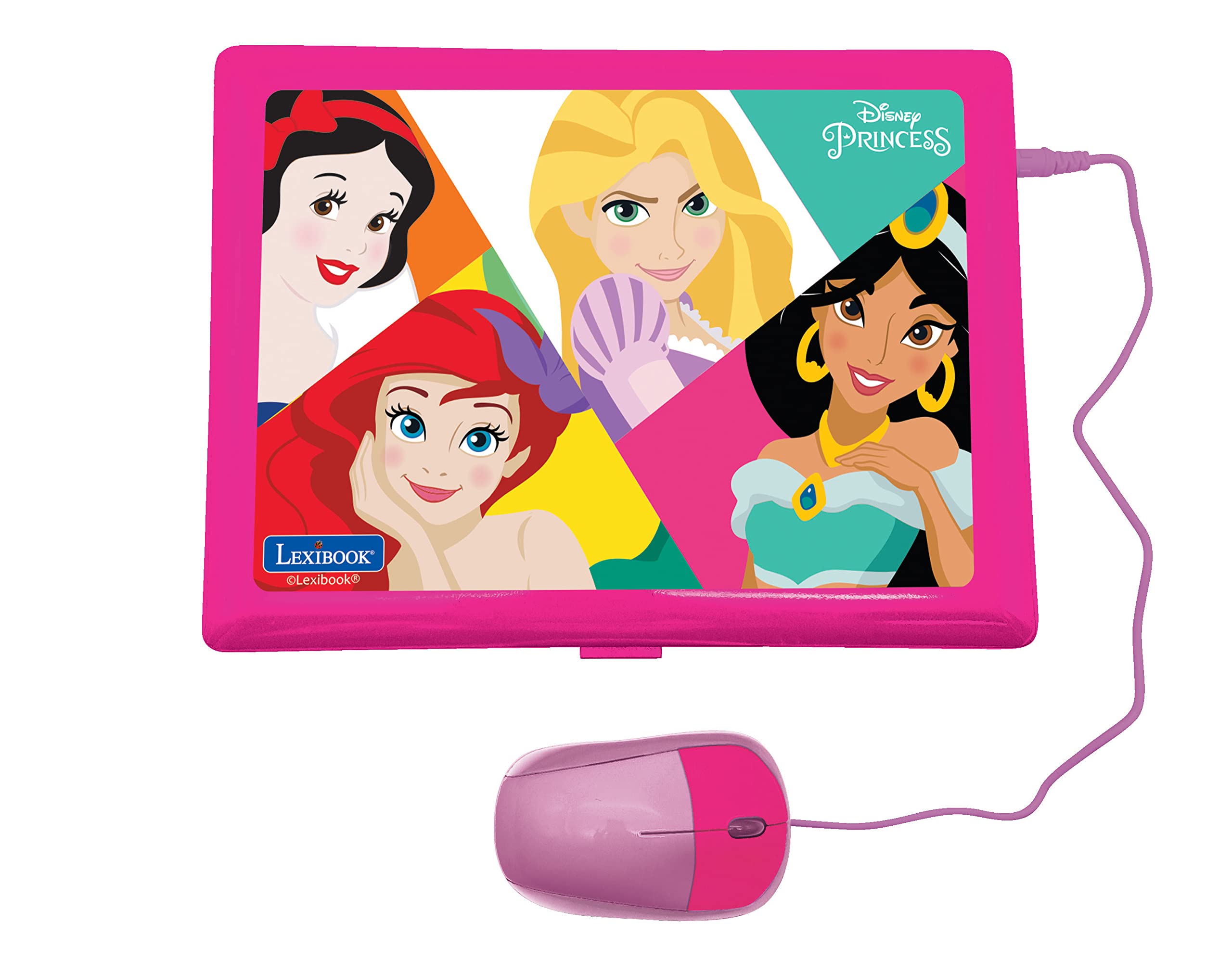 LEXIBOOK Disney Princess Educational Bilingual Laptop French/English | Ages 3+ | 124 Activities 2
