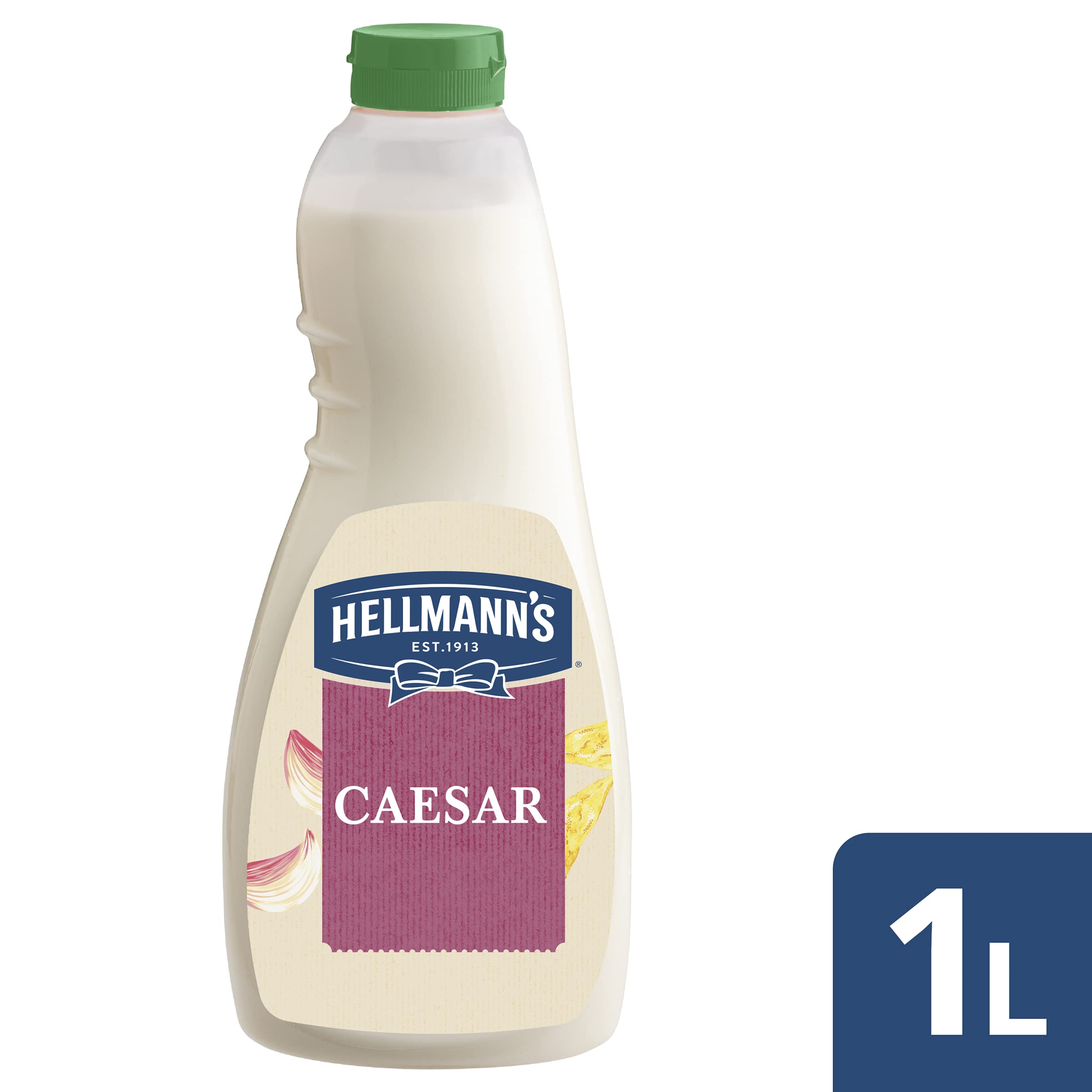Hellmann's Caesar Salad Dressing - Gluten Free | Made with Free Range Eggs | 1 Litre 2