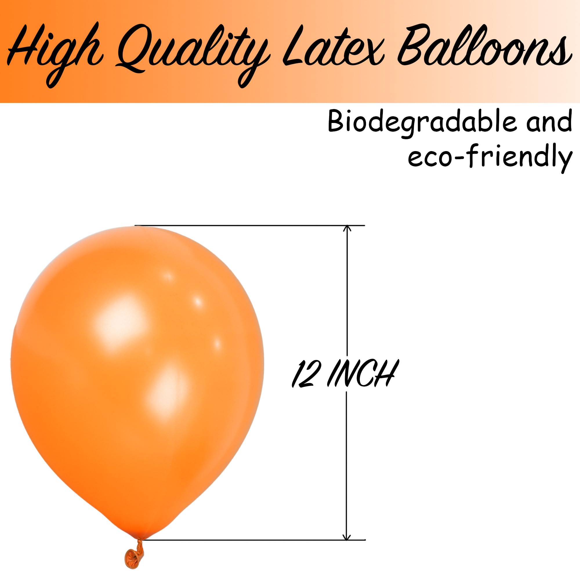SHATCHI Rainbow Party Balloons - 100 Pack, 12 Inch Thick Latex, Biodegradable Helium Balloons 4