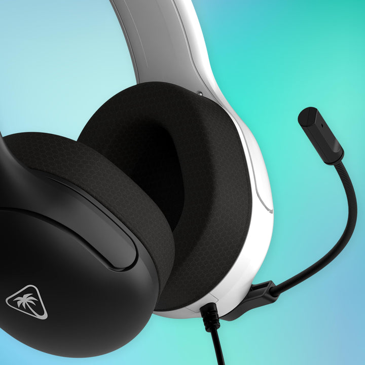 Turtle Beach Airlite Fit Black and White Wired Gaming Headset for Nintendo Switch, 40mm Speakers, Flip-to-Mute Mic