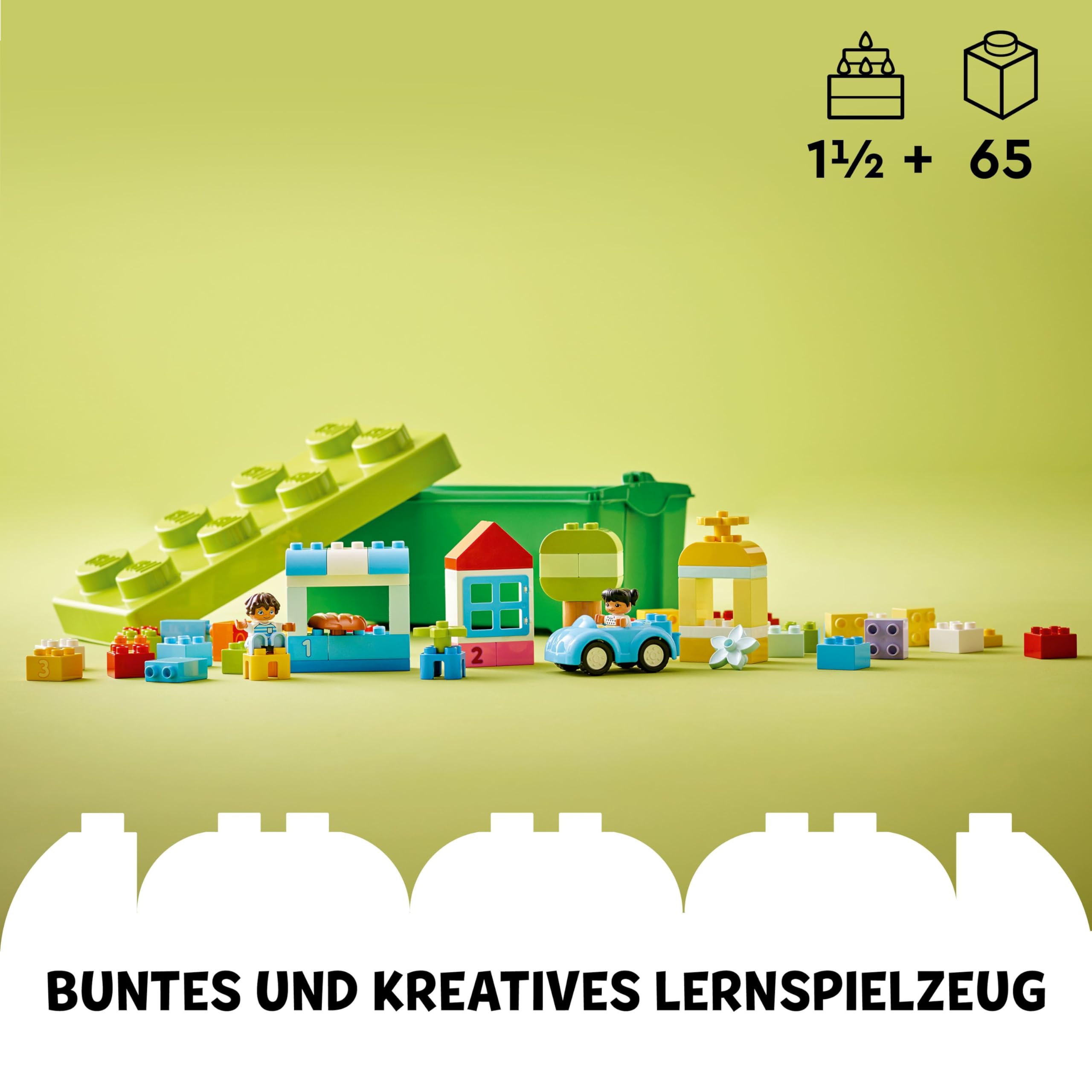 LEGO DUPLO Klassische Steinebox 10913 – Pädagogisches Bauset für Kleinkinder ab 18 Monaten 3