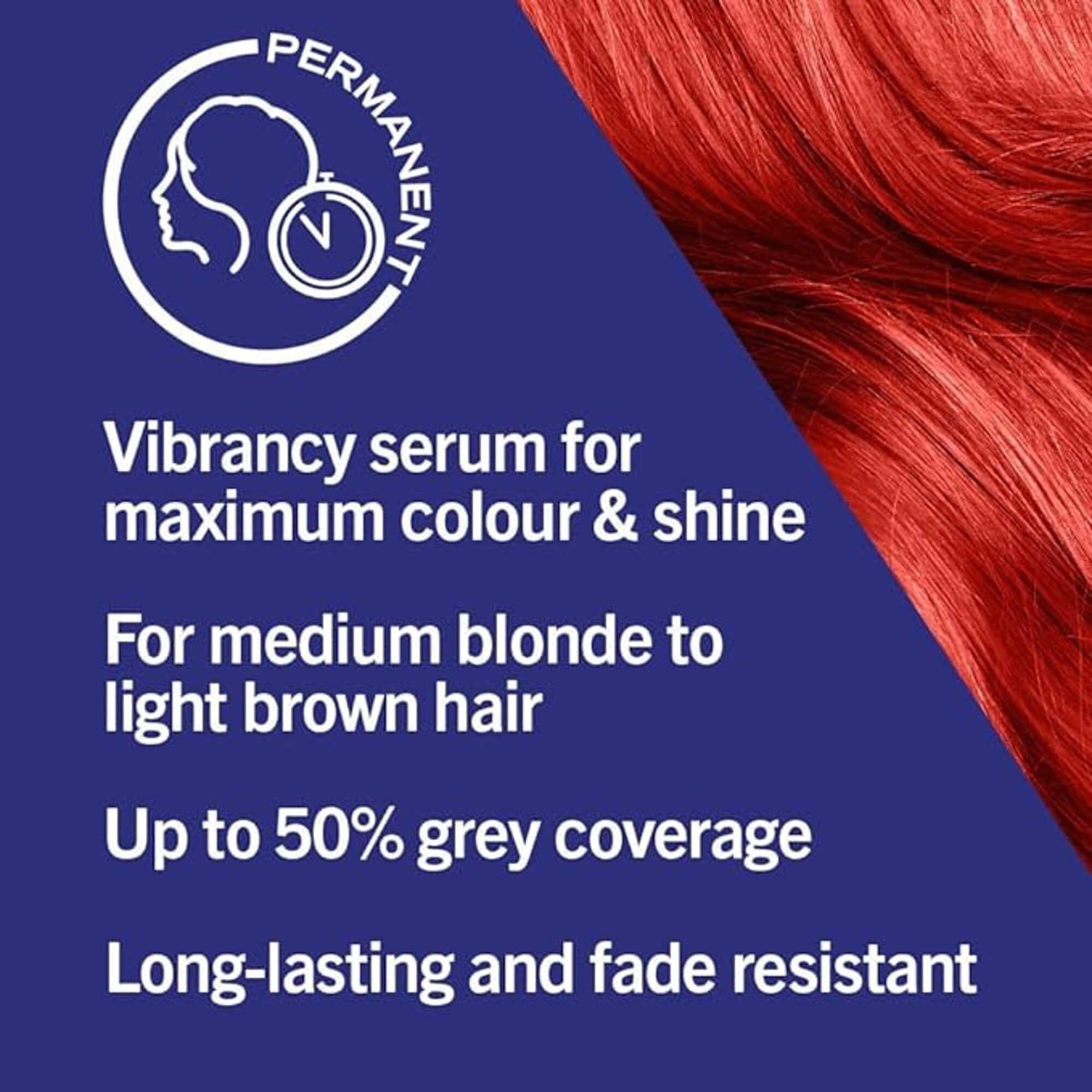 Schwarzkopf LIVE Intense Real Red 035 Permanent Hair Colour (200g) 6