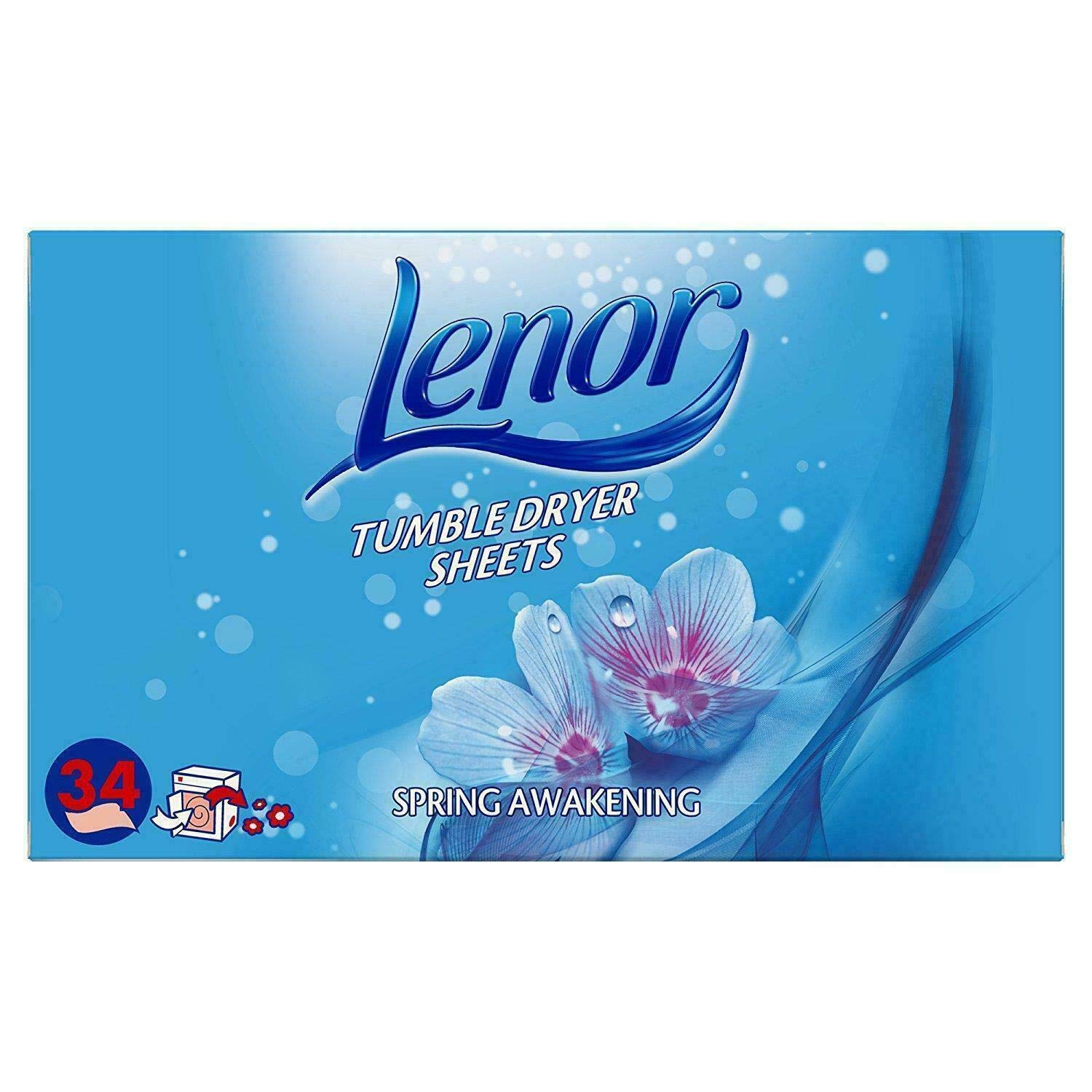 Leno Tumble Dryer Sheets Spring Awakening - 136 Count (4 x 34 Sheets) | Reduces Static & Softens 3