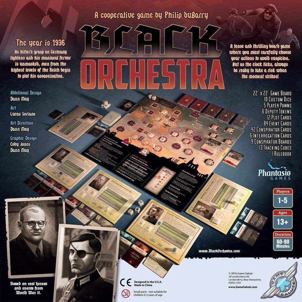 Game Salute Black Orchestra Second Edition Board Game 3