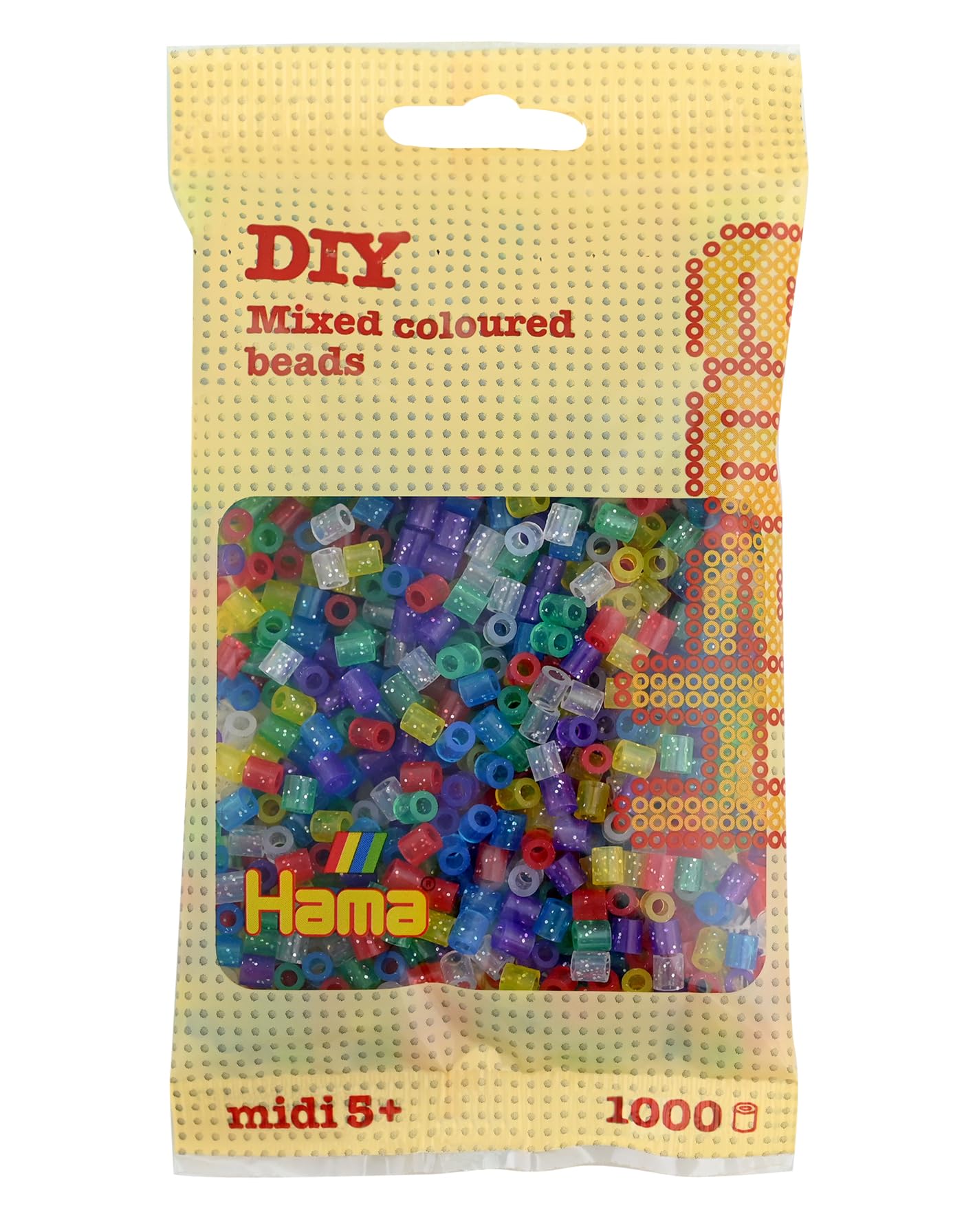 Hama Beads Bag - 1000 Midi Fuse Beads for Mosaic Art Craft | Mix 54 | Ages 3+ 3