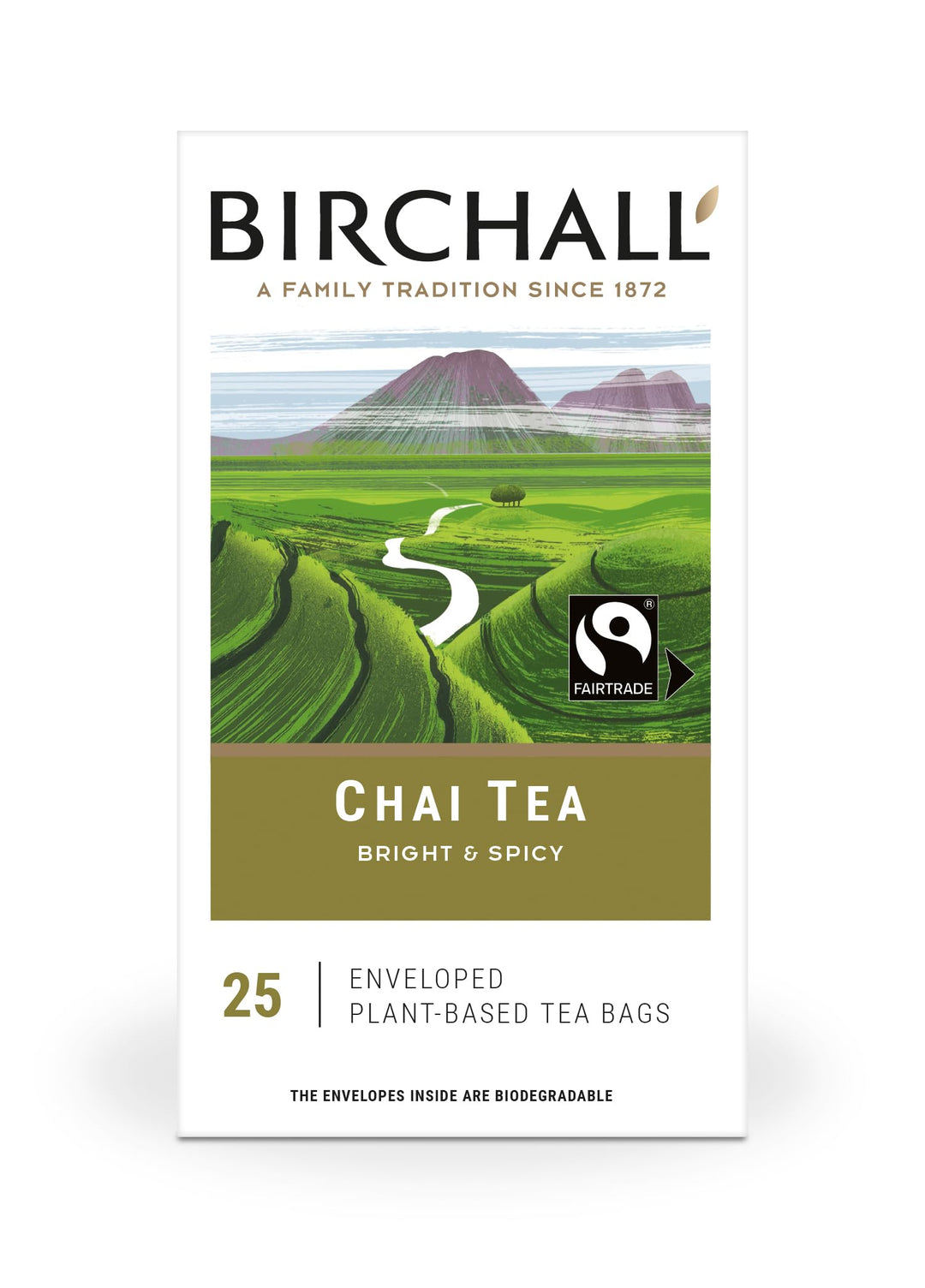 Birchall Sweet Spices Chai Tea Bags - Black Tea with Cinnamon, Cardamom & Ginger
