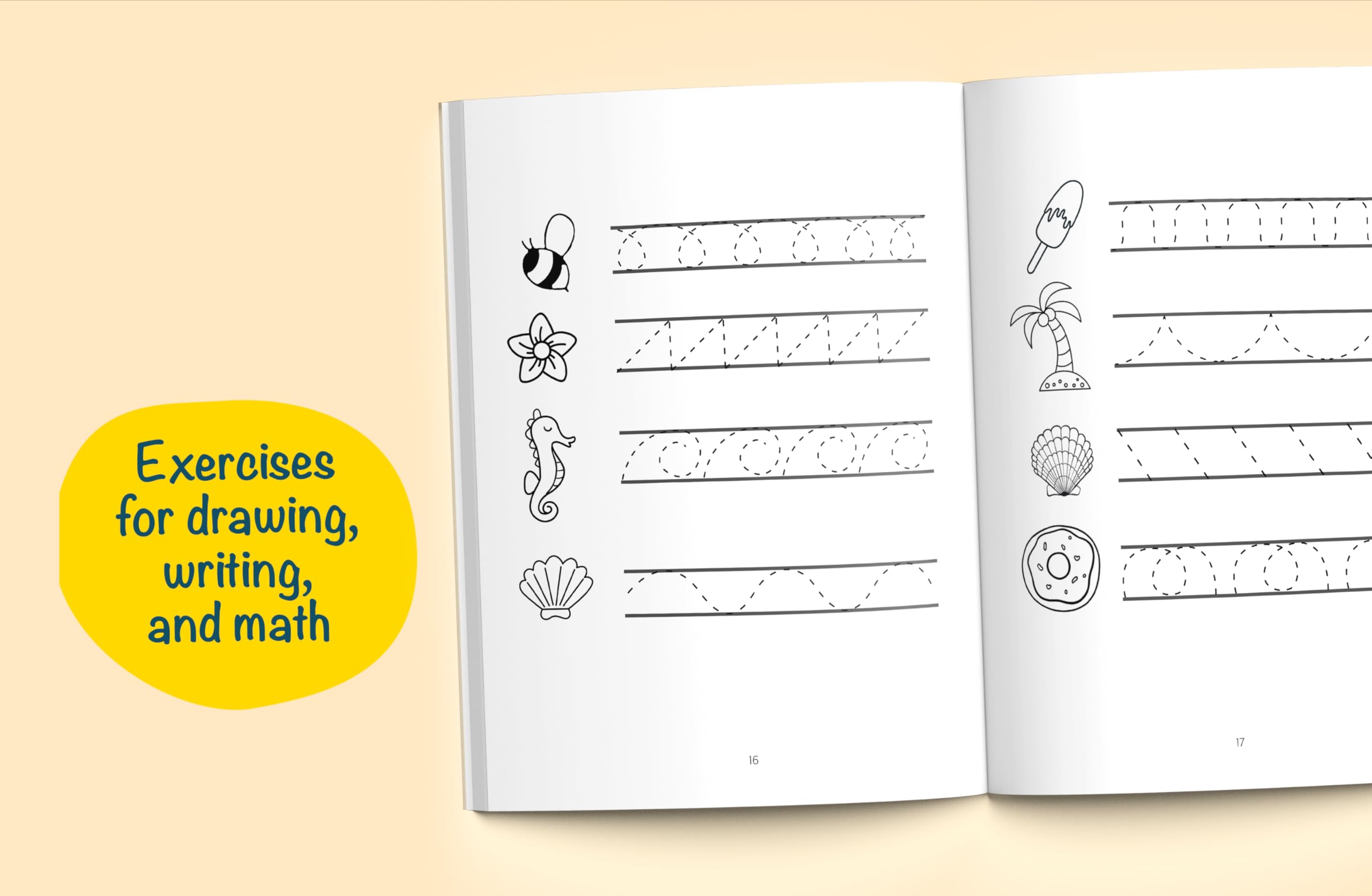 Abby Lyon BIG XXL Preschool Workbook - 222+ Activities, Letter Tracing, Numbers | Ages 3-5 4