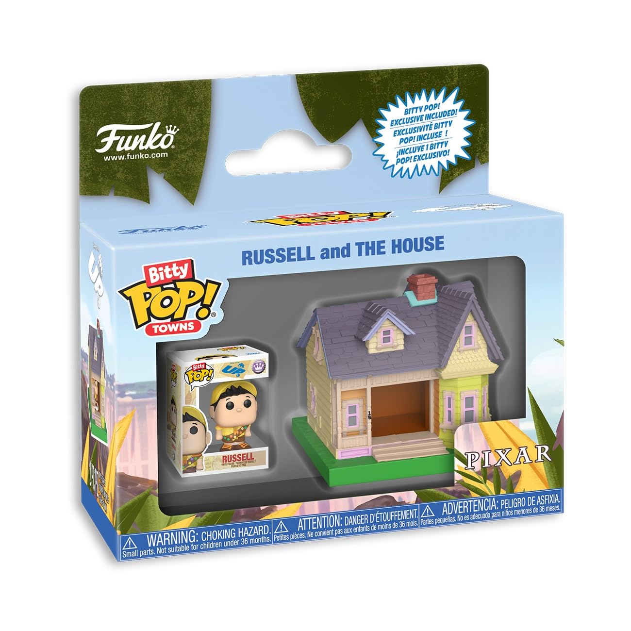 Funko Bitty POP! Town - UP Russell and The House Miniature Figure | Vinyl | 3.75 in 1