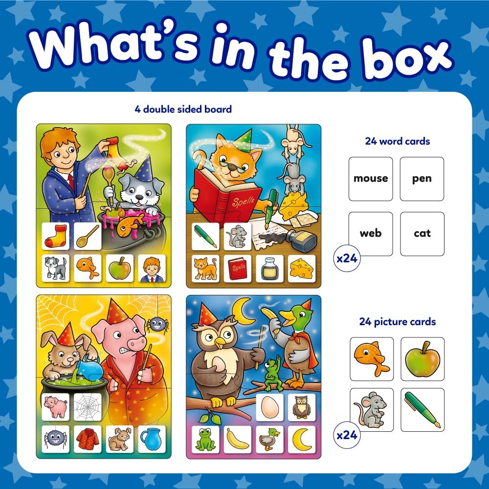 Orchard Toys Word Wizards Spelling Game - Educational Card Game for Kids