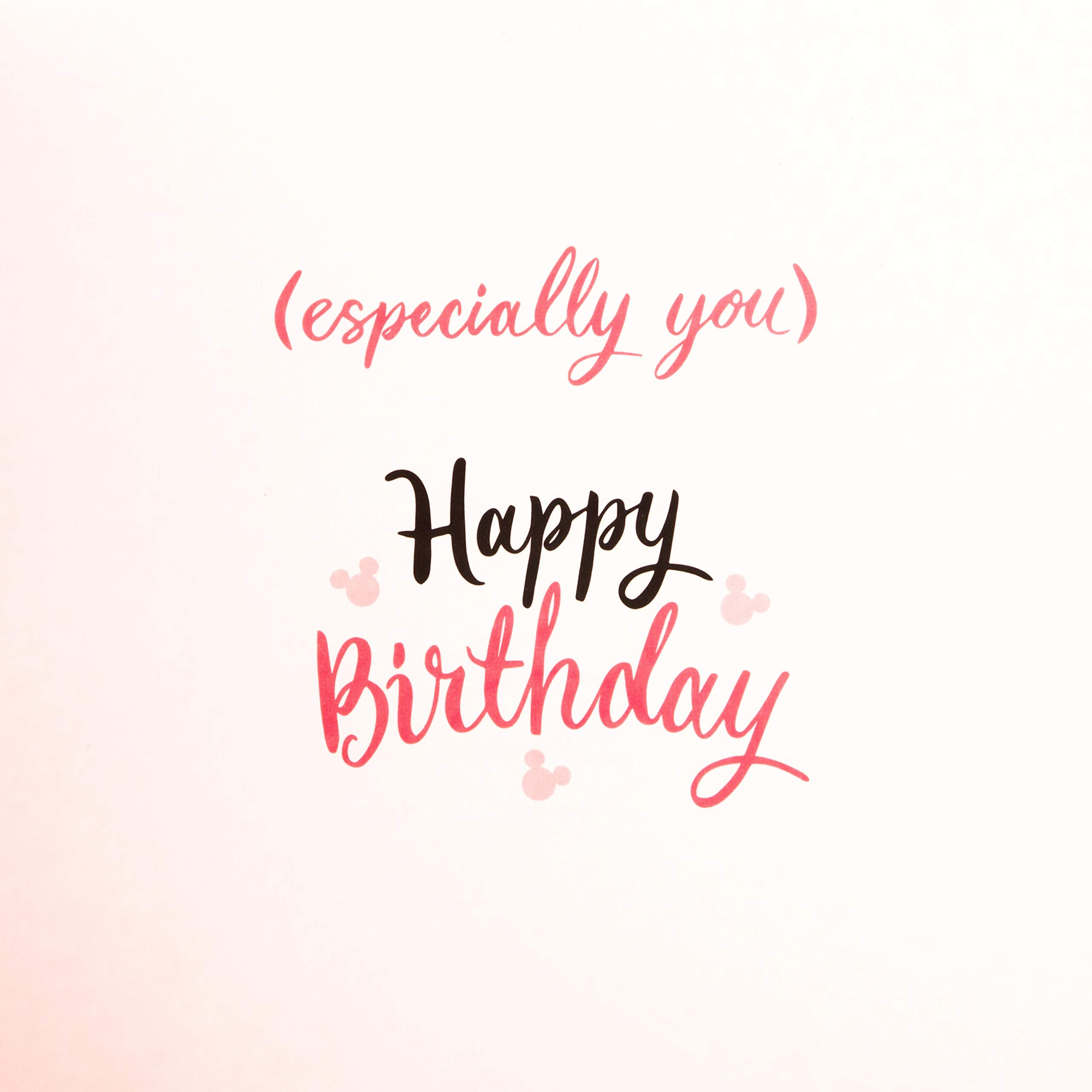Hallmark Disney Mickey Mouse Birthday Card for Friend with Gold Foil and Embossing | 18cm x 16cm 5