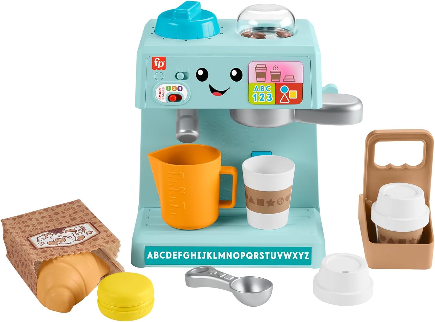 Fisher-Price Learn & Serve Coffee Café Playset - Interactive Toddler Toy with Smart Stages 1