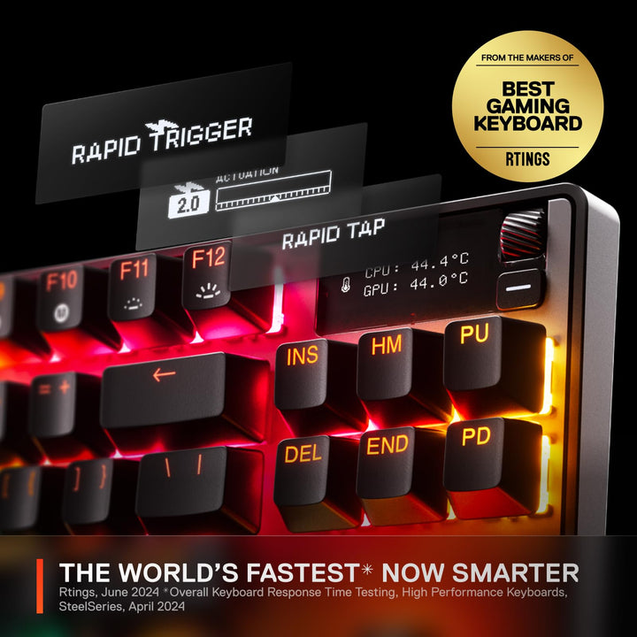 SteelSeries Apex Pro TKL Wireless Gen 3 (2025) - HyperMagnetic Gaming Keyboard