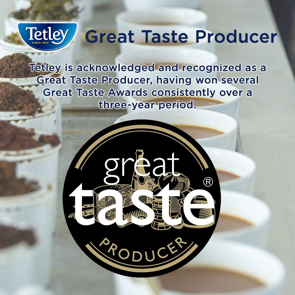 Tetley Decaf Green Tea - Pack of 300 Bags, 600 Gram (Pack of 6)