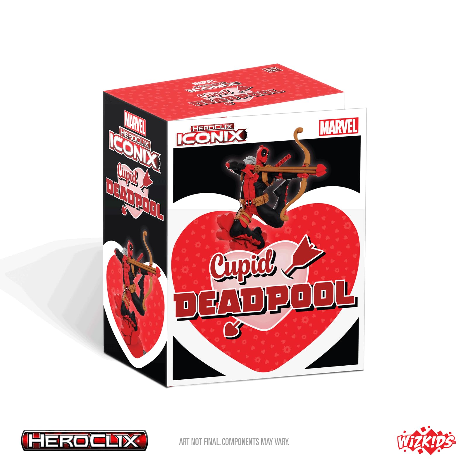 Marvel HeroClix Iconix: Cupid Deadpool & Trick Arrow Miniature Figure Set - Pre-Painted Collectible Figures for Game and Display 6