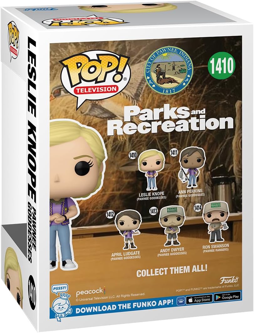 Funko Pop! TV: Parks and Recreation - Leslie Knope (Pawnee Goddesses) Vinyl Figure 6