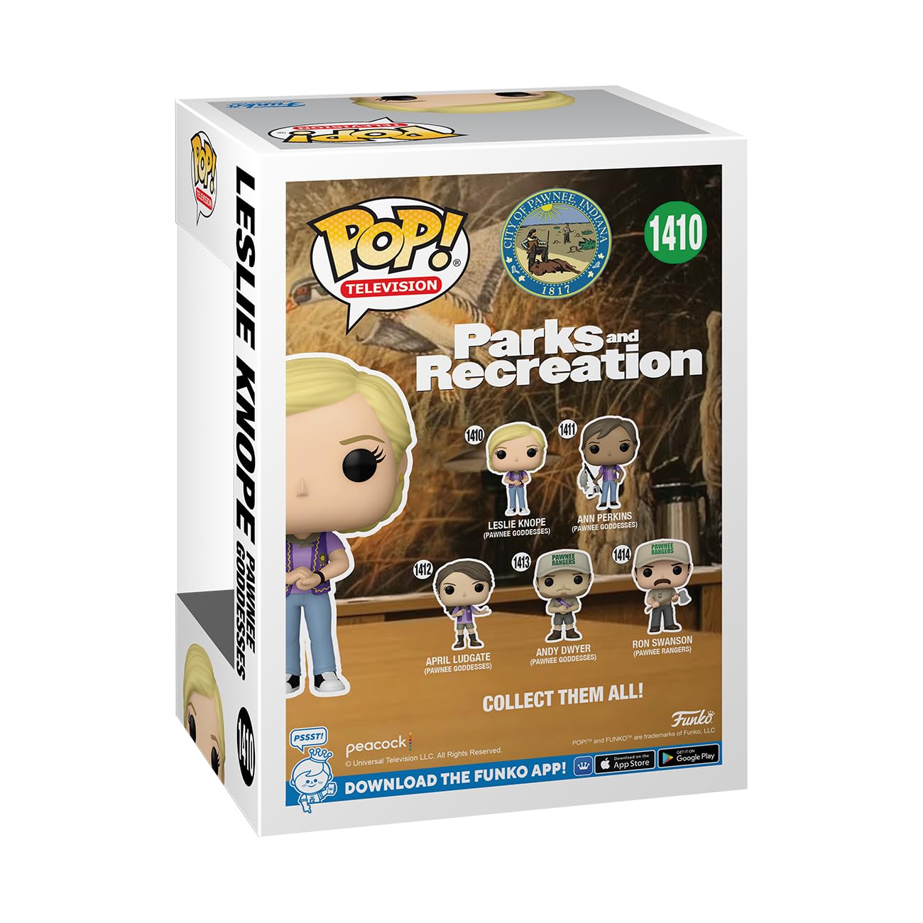 Funko Pop! TV: Parks and Recreation - Leslie Knope (Pawnee Goddesses) Vinyl Figure 11