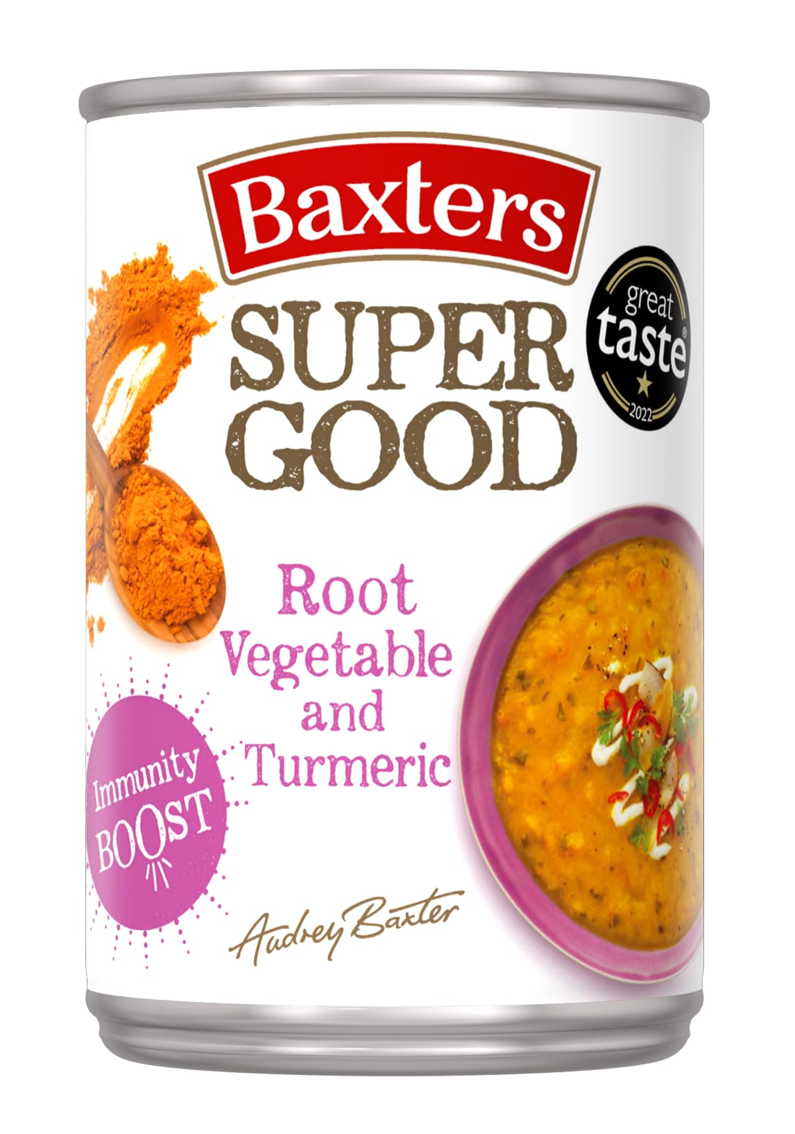Baxters Super Good Root Vegetables & Turmeric Soup - Low Fat, Gluten Free | 400g 1
