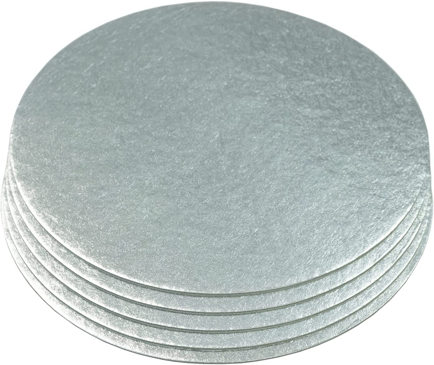 Culpitt - Round Cake Boards 6 Inch (1.8mm Thick) Silver Foil Finish (Pack of 25) 4