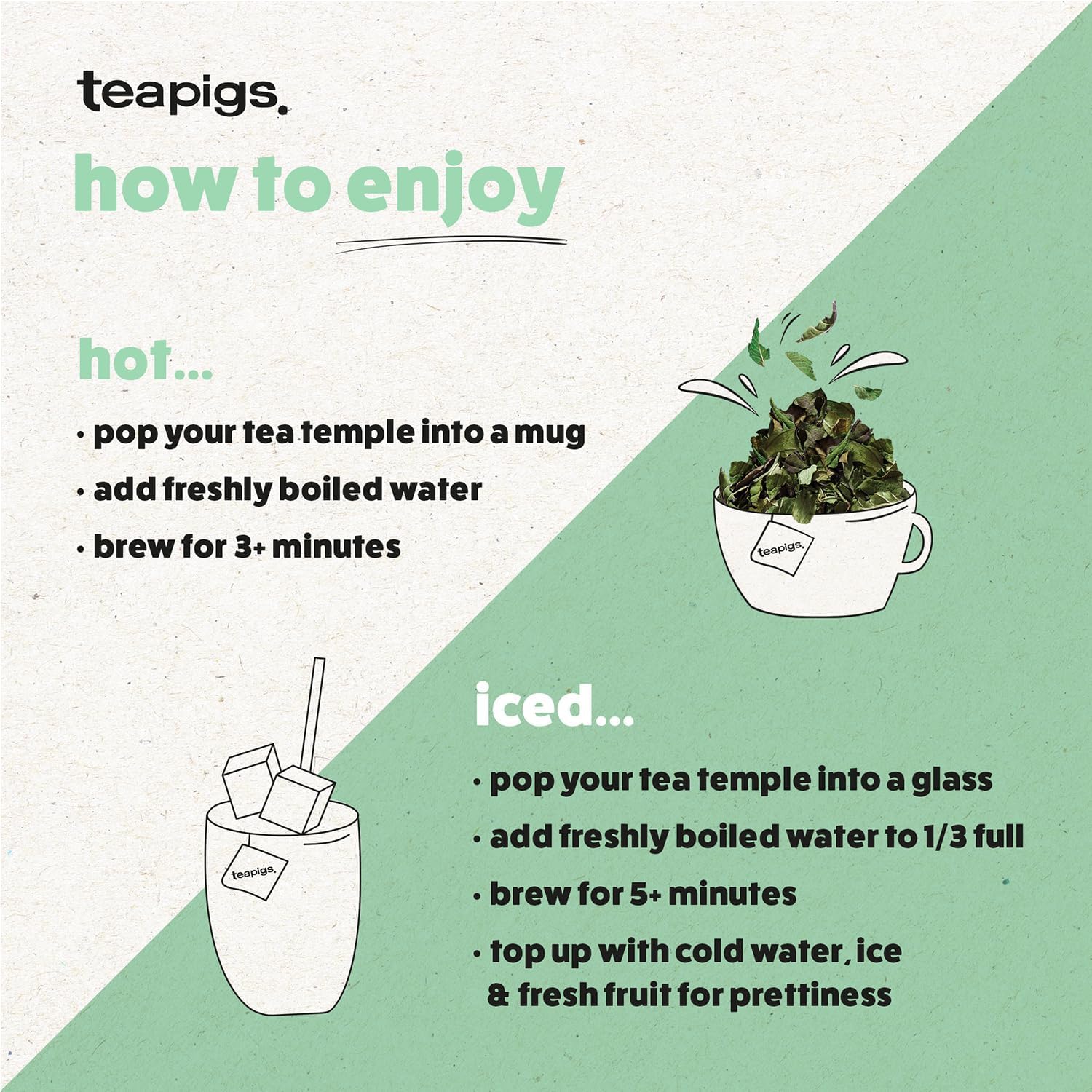 teapigs Super Fruit Tea - Caffeine-Free Herbal Loose Leaf with Hibiscus and Whole Berries, 200g 4