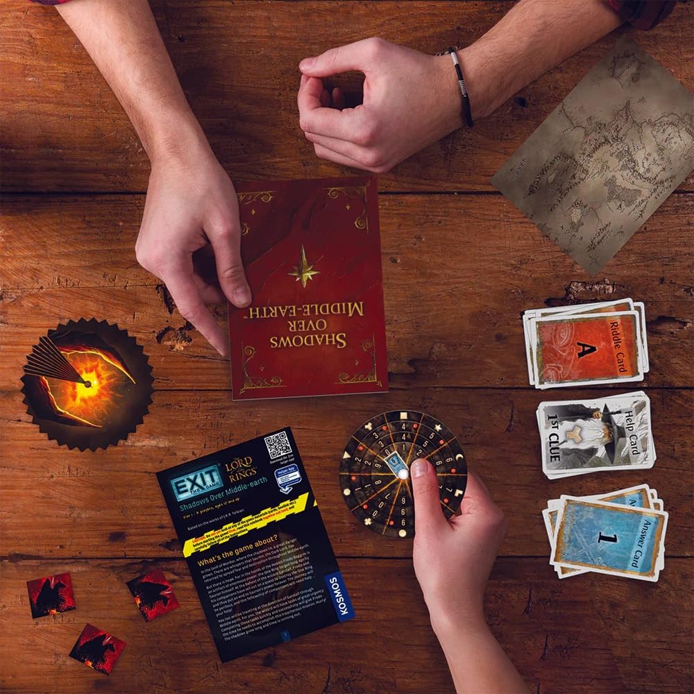 Thames & Kosmos EXIT: The Lord of the Rings - Shadows Over Middle-earth Escape Card Game | 1-4 Players | Ages 10+ 3