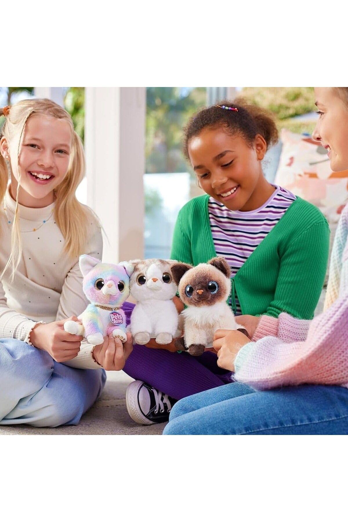 Pets Alive Smitten Kitten - Interactive Electronic Plush Toy with 10 Real Sounds, Ages 3+ (Ginger) 7