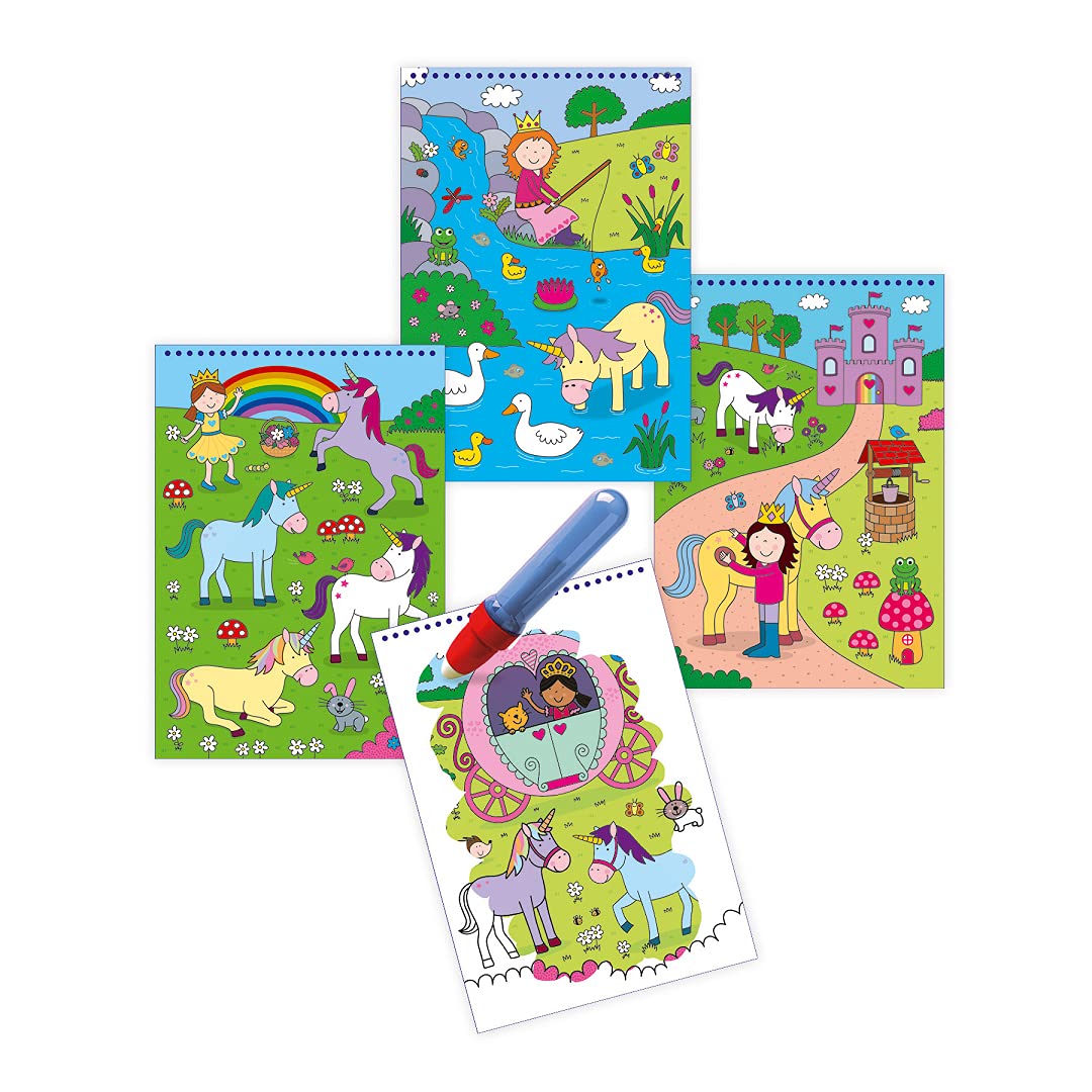 Galt Water Magic Unicorns - Reusable Mess-Free Colouring Book for Kids 10
