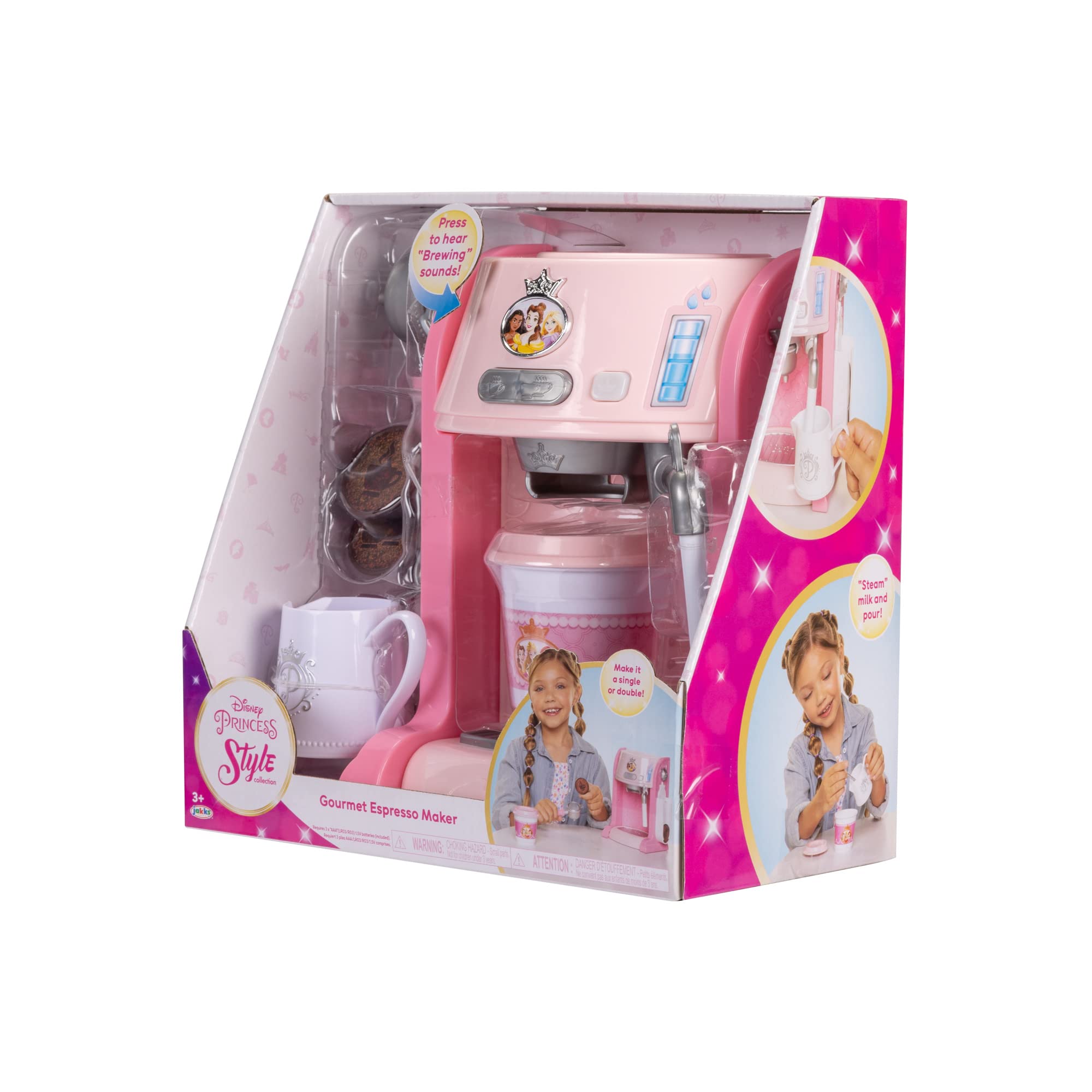 Disney Princess Style Collection Play Gourmet Espresso Maker 22