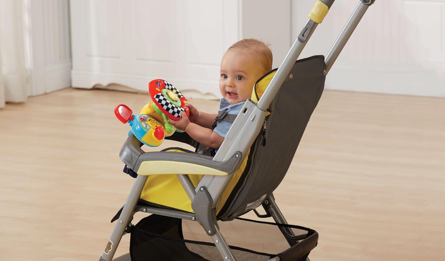 VTech Toot Toot Drivers Baby Driver - Interactive Pushchair Toy with Lights, Sounds & Role-Play for 3-24 Months 2