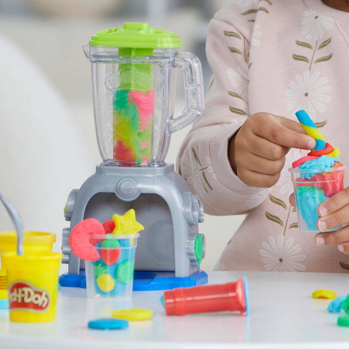 Play-Doh Swirlin' Smoothies Toy Blender Playset - Creative Kitchen Roleplay for Ages 3+