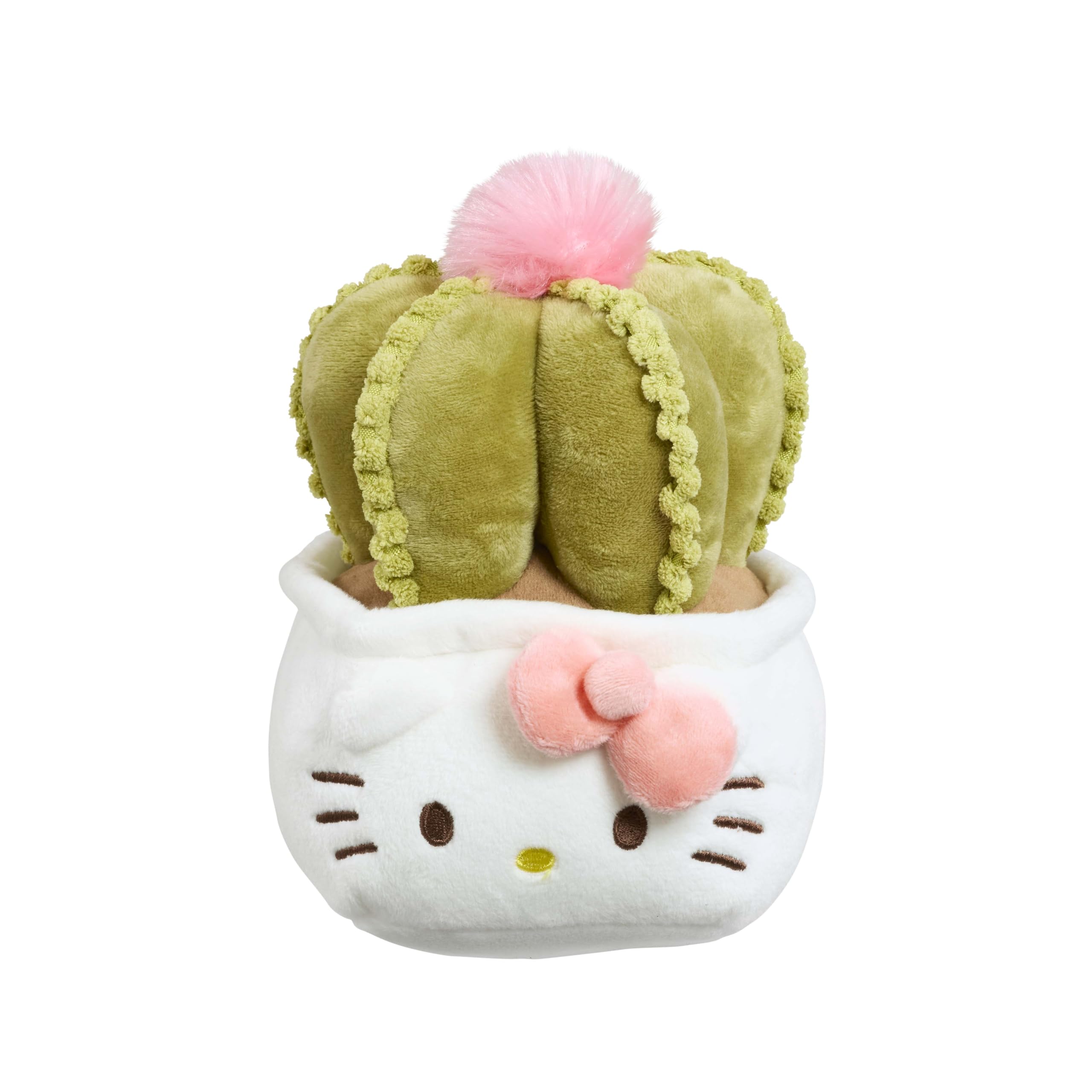 Hello Kitty Plants Plush - 20cm Cactus Soft Toy with Pink Ribbon | Ages 4+ 1
