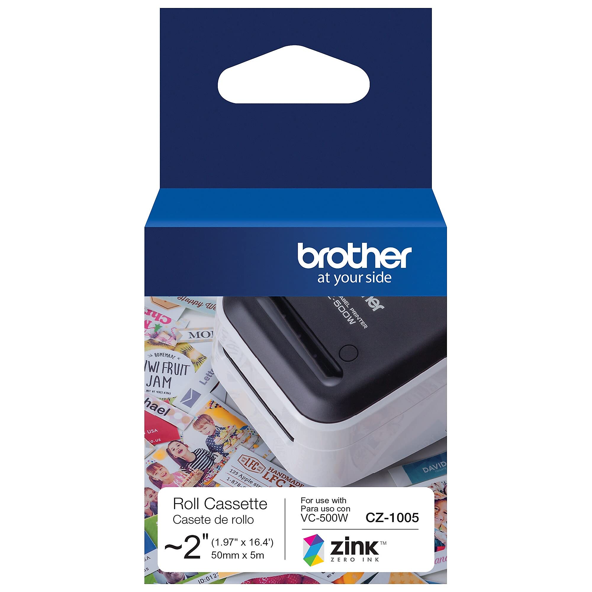 Brother CZ-1005 Zero-Ink Roll Cassette, Continuous Length, 50 mm (W) x 5 m 5
