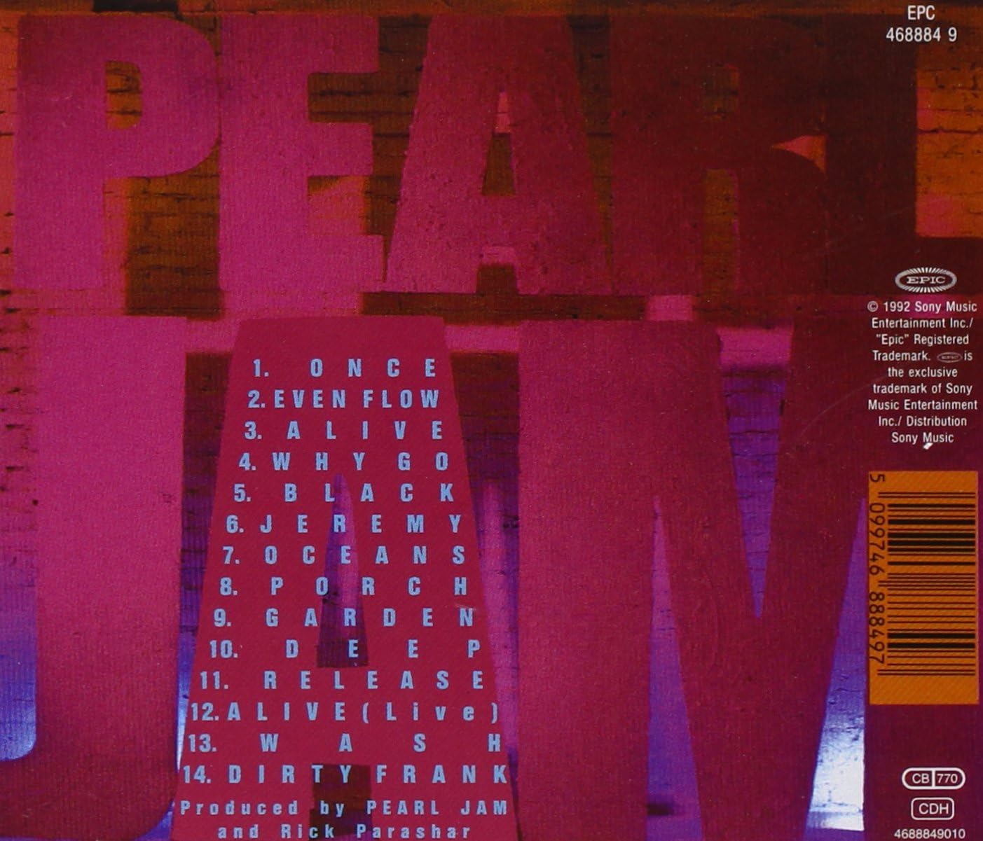 Pearl Jam - Ten [Import Edition] [Audio CD] with Bonus Tracks 2