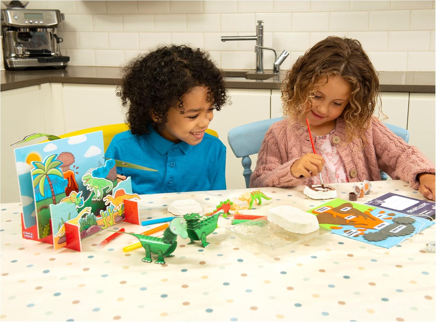 Galt Dino Craft Kit - Educational STEAM Craft Set for Kids Ages 5-10 2