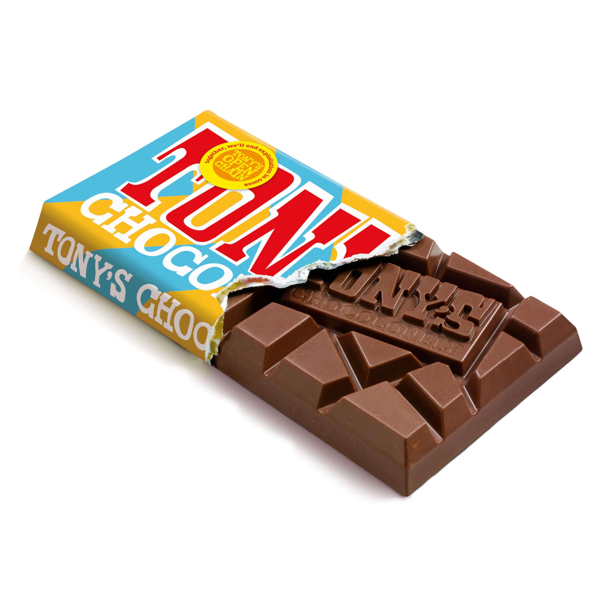 Tony's Chocolonely Milk Chocolate Rice Crispy Caramel Bar - 180g 3