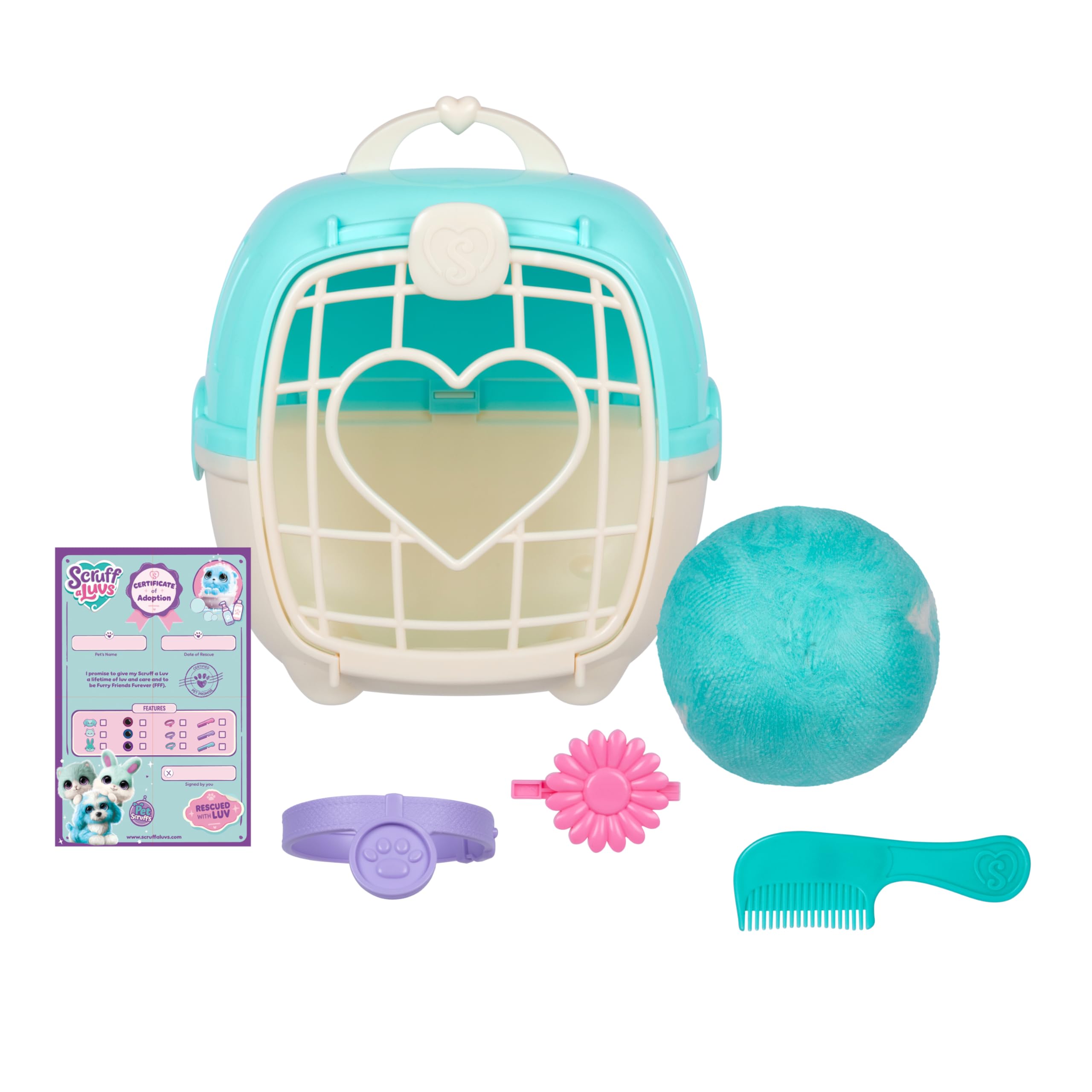 Scruff-a-Luvs Pet Scruffs Blau – Wasch- und Enthüllungs-Mysteriöses Plüschtier, 19 cm groß