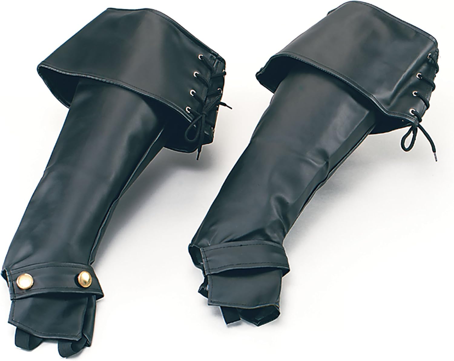 Bristol Novelty Boot Tops Deluxe, Mens, Knee-High, Buckle & Lace-Up 1