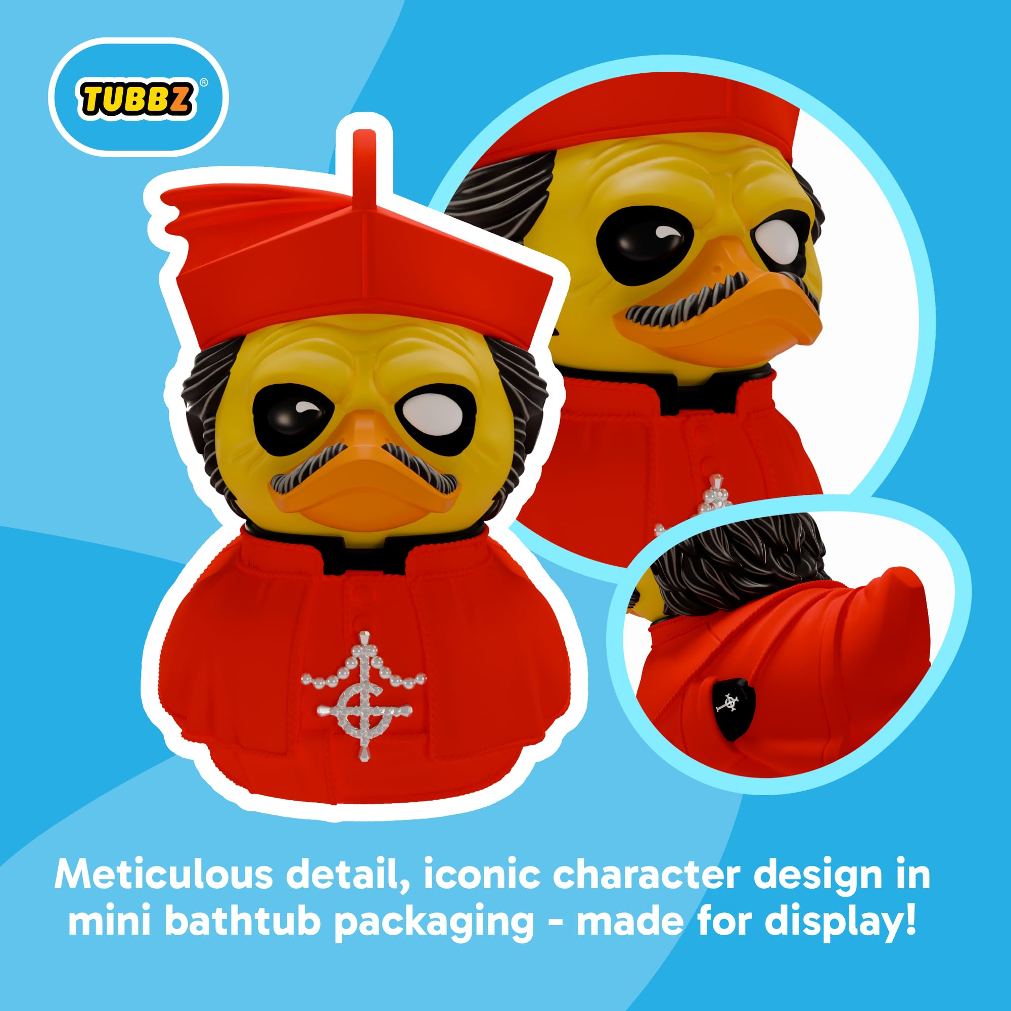 TUBBZ Ghost Cardinal Copia Mini Cosplaying Rubber Duck Figure | 5 cm Tall 2